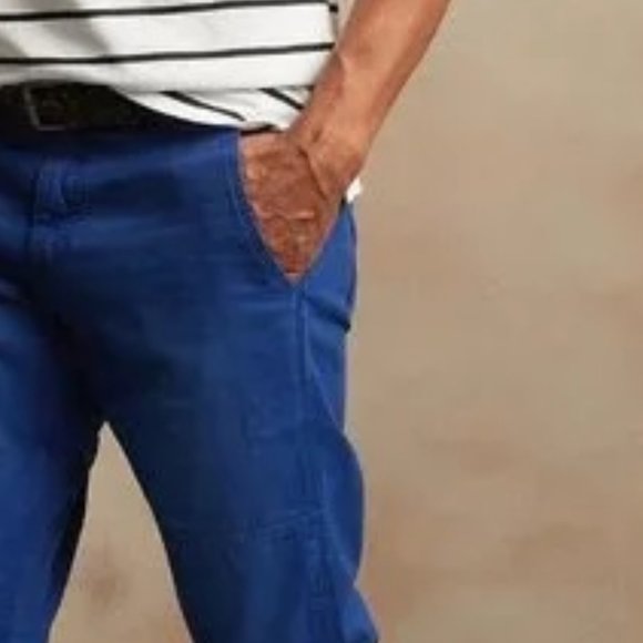 Banana Republic Mill Valley Surplus Moutain Blue Chino 38R - Picture 2 of 10